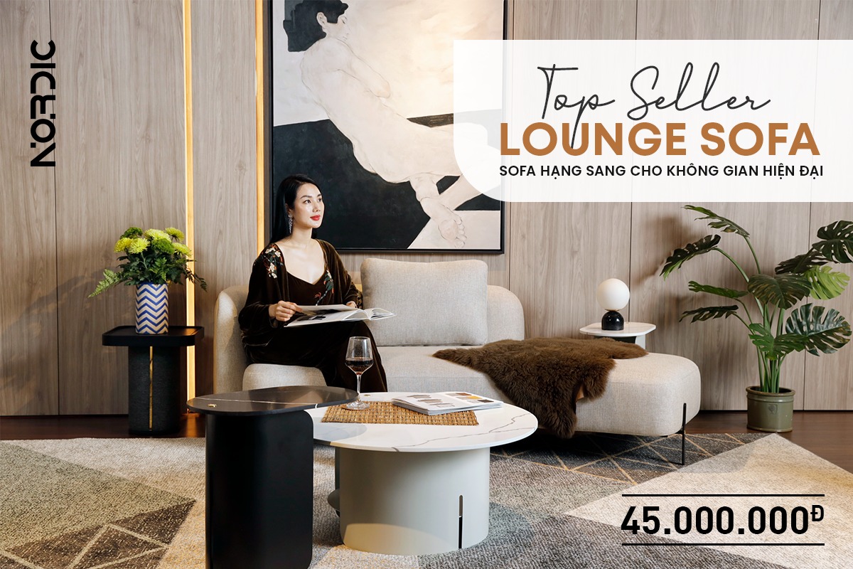 Lounge Sofa - Sofa hạng snag cho không gian hiện đại chuẩn dooood nội thất Scandivian