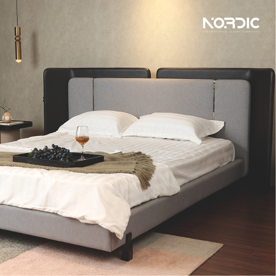 Giường ngủ phong cách Bắc Âu với thiết kế vô cùng tinh tế