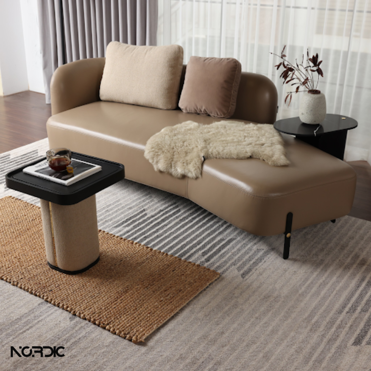 Ghế sofa cao cấp bọc da sang trọng