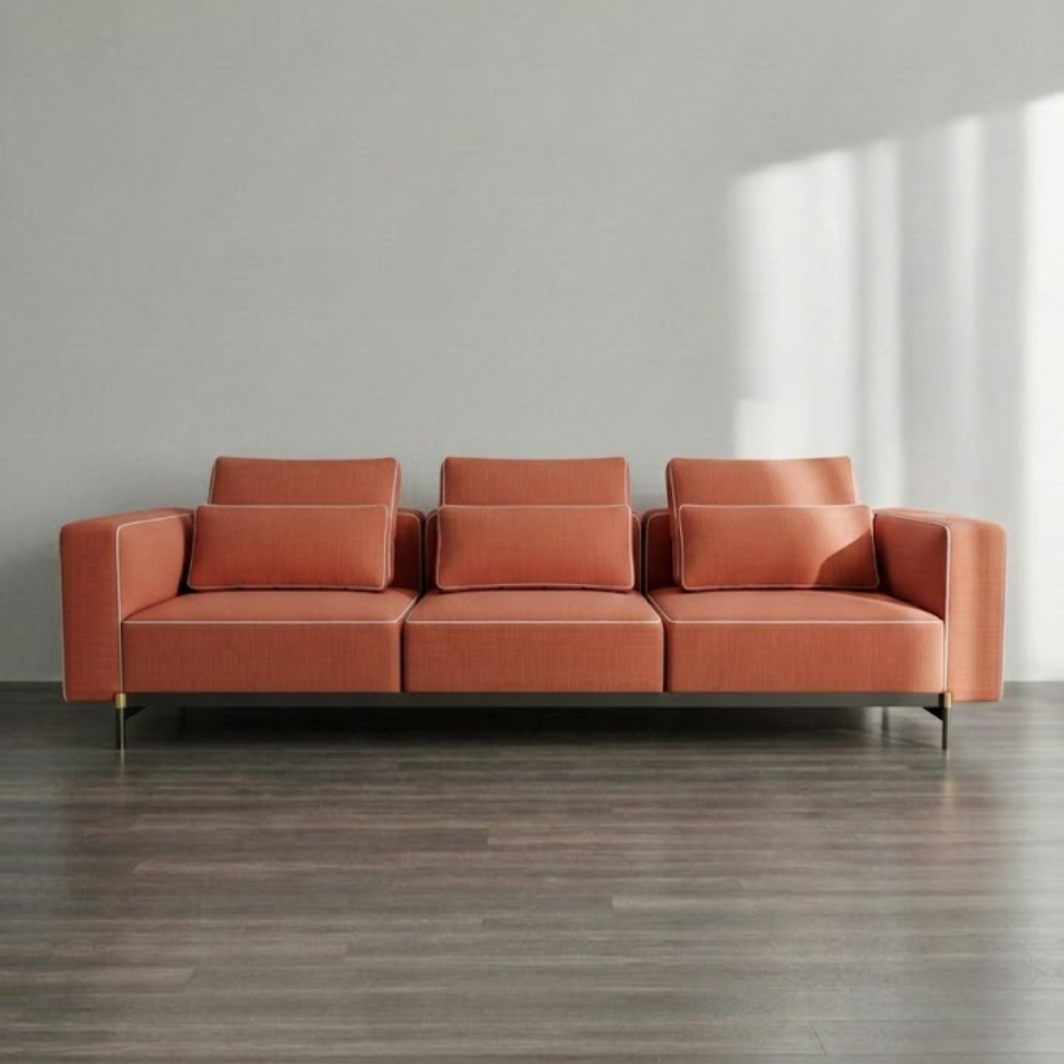 Sofa vải chữ I 3 chỗ UNI 3S