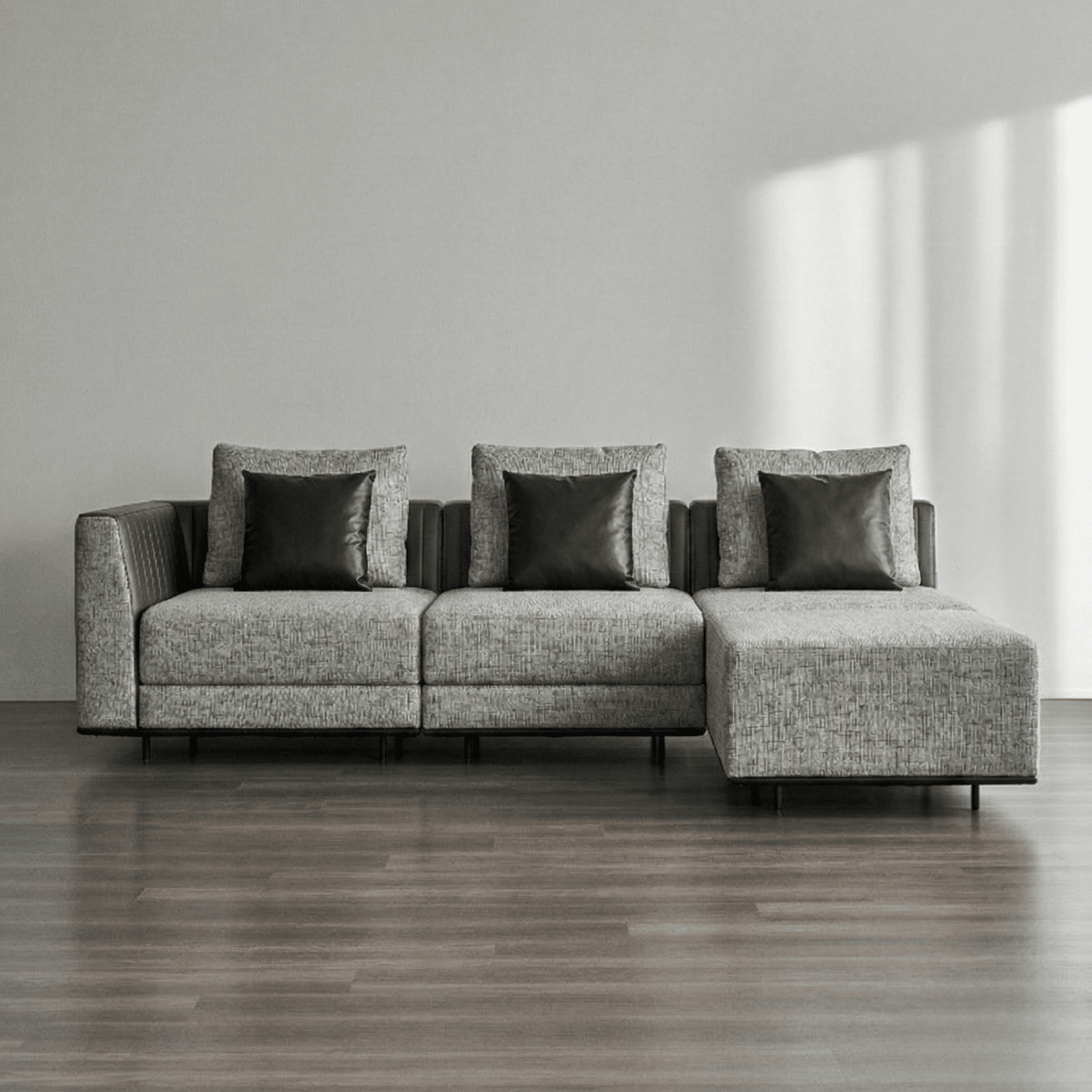 Sofa vải chữ L vải Aesir 3SL