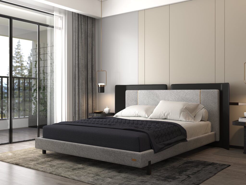 Phần đầu giường là điểm nhấn quan trọng trong tổng thể Sovn Bed.