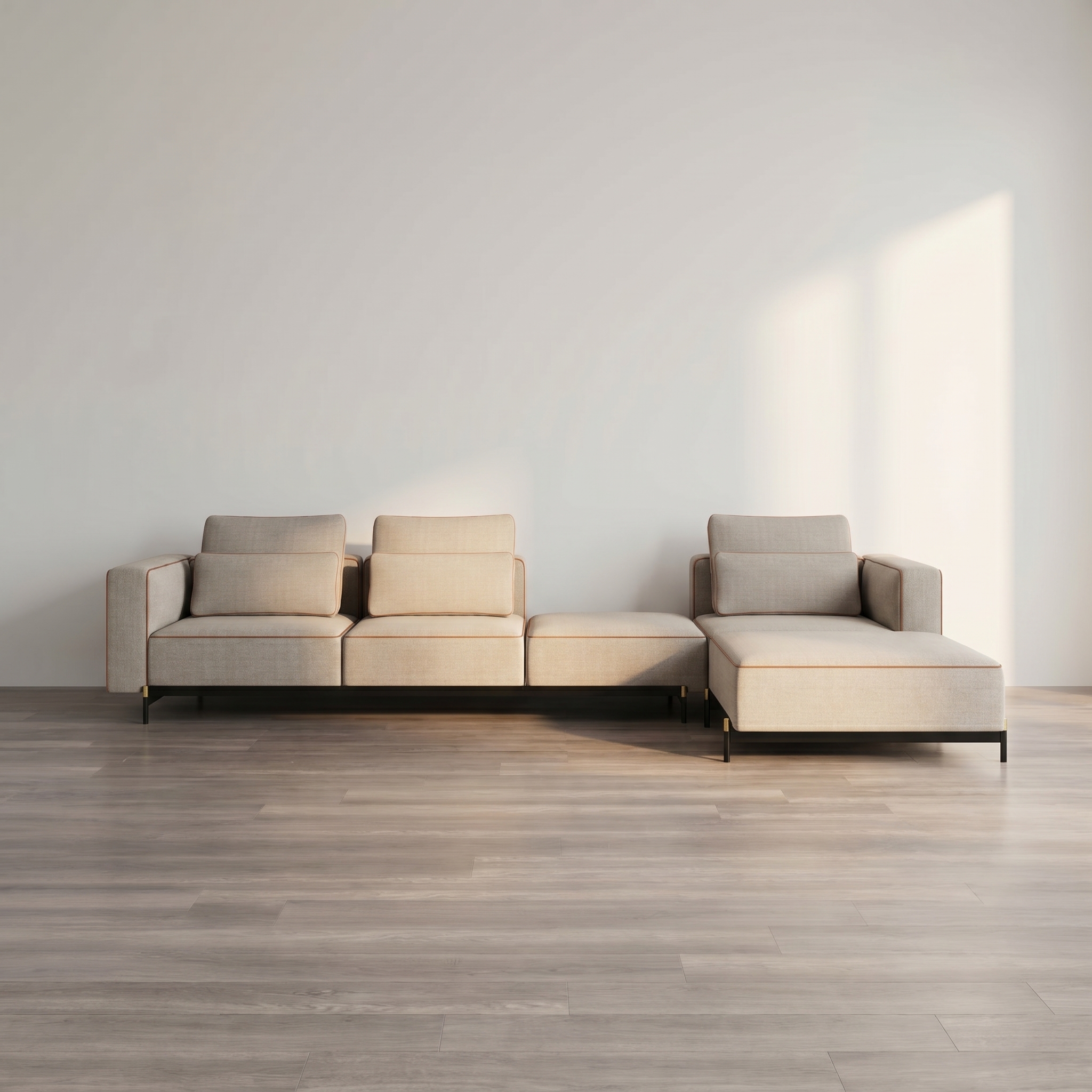 Sofa vải chữ L UNI 5S