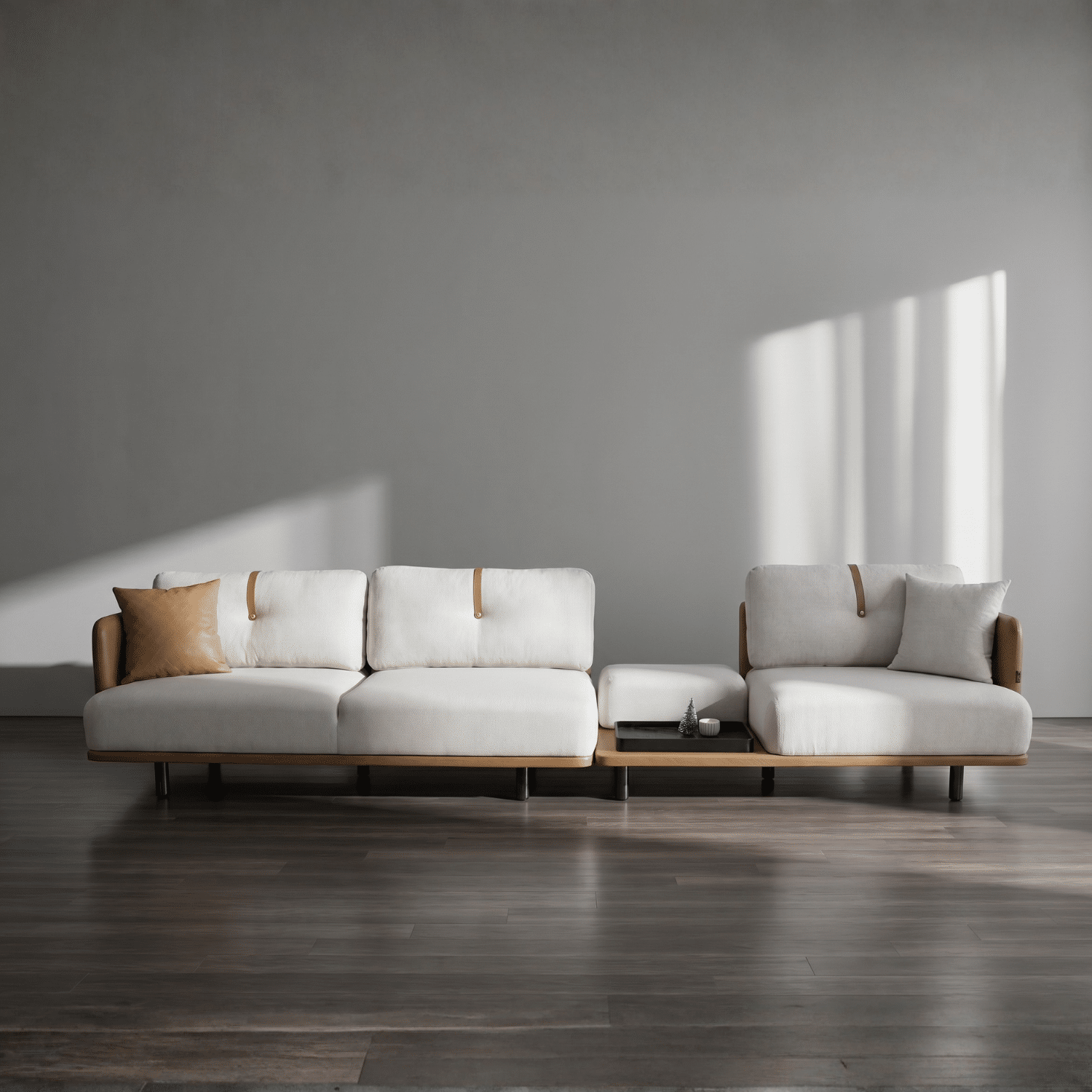 Sofa vải chữ I Hami 3S