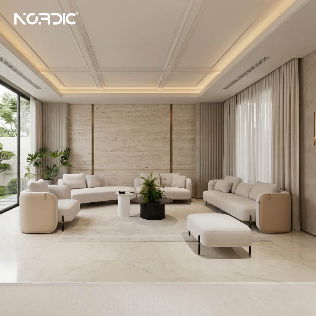 Chọn kích thước sofa theo diện tích sử dụng, không theo diện tích căn phòng