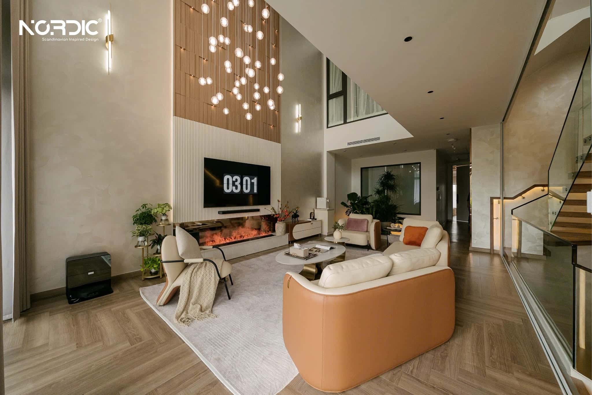 Sofa, bàn trà, kệ TV cách nhau bao nhiêu là vừa? 3 khoảng cách bạn nên biết